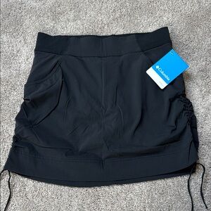 NWT Columbia anytime casual skort skirt black small athletic hiking shorts